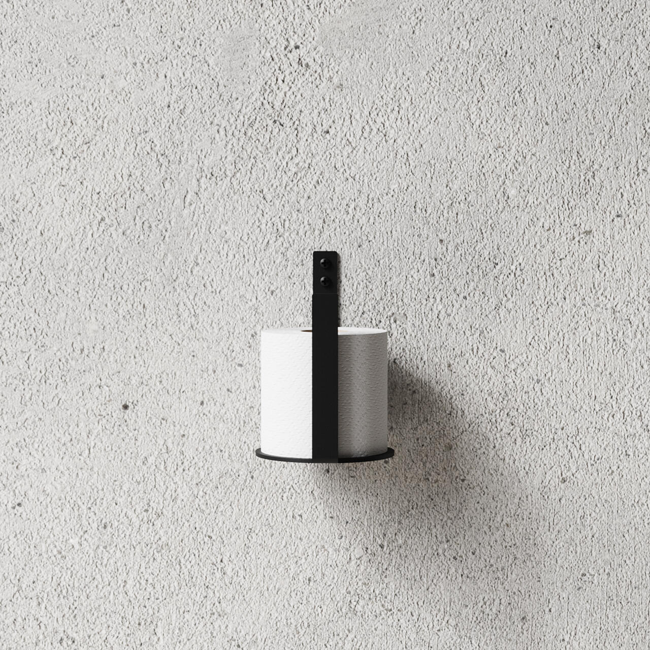 Toiletrulleholder - sort